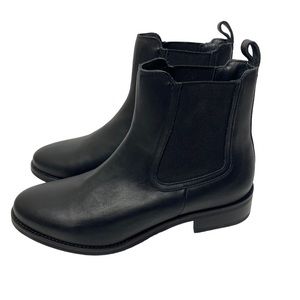 Thursday Boot Co The Dutchess Chelsea Black Leather Ankle Everyday Boots size 9